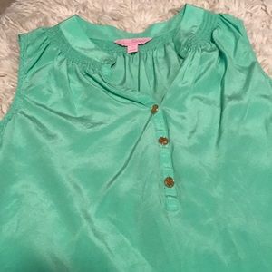 Lilly Pulitzer silk tank